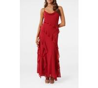 Forever New Peta Petite Ruffle Gown Rio Red Taille: 4 | Robes longues Outlet | Femme | Rouge