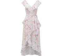 Forever New Stephanie Ruffle Midi Dress Grande Flora Taille: 6 | Robes midi Outlet | Femme |