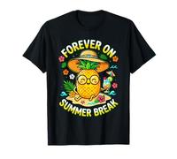 Forever on Summer Break Chapeau de Lunettes de Soleil Ananas T-Shirt