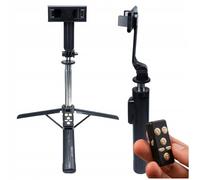 Forever Perche à selfie (trépied) Extensible 100 cm Rotation 360° Bluetooth pour Android/iOS Noir