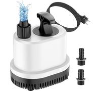 Forever Pompe immergée 70W 3500L/H Pompe de jardin Pompe de puits Pompe de drainage Avec 2,3 m de câble,aspiration peu profonde jusqu'à 5mm pour jardins, aquariums, étangs, puits