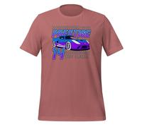 Forever Prestige Stay Classic Cool Car T-shirt unisexe pour adulte, mauve, 3XL