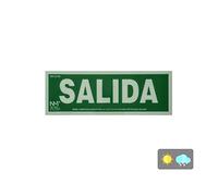 FOREVER PRINT, S.L. (NORMALUZ) RD12104 Panneau luminescent de sortie PVC 10,5 x 30 cm Vert