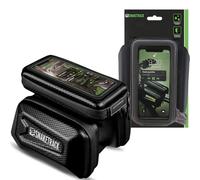 FOREVER Support Telephone Velo Etanche - Sacoche Velo Cadre avec Support Portable Velo pour Smartphone - Idéal pour la Navigation et Les Accessoires de Vélo - Porte Telephone Velo avec Écran Tactile