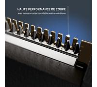 Forever Sharp Ultimate Tondeuse Barbe, Taille Et Rase, Réglages 0 À 17 Mm, Revêtement Titane, Suivi Numérique De La Batterie, Autonomie 120 Min, Charge Rapide, Housse Antichocs Tn6201f4