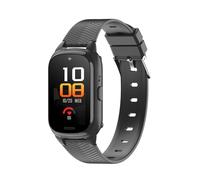 Montre Connectée Intelligente pour Senior - Alerte de Chute Ou d'inactivite - Frequence Cardiaque - Ip67 - Bt 5.3 - Noire