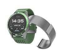 FOREVER Smartwatch AMOLED Icon II AW-110 Ruban supplémentaire, écran 1,3" 360x360 Pixels, IP68, Bluetooth v 5.1, Veille 10 Jours, Batterie Lithium-ION 310 mAh, Temps de Charge 2 Heures, app