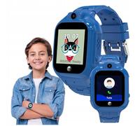 FOREVER Smartwatch GPS WiFi Kids See Me! 3 Bleu - Compatible avec Android et iOS - Montre Connectée avec Carte SIM - Activité Tracker e Jeux - Montre GPS SOS Étanche