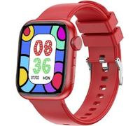 Forever, Smartwatch IGo Watch 3 Bluetooth 5.3 Assistant vocal IP67, Rouge