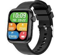 Forever smartwatch IGo Watch 3 JW-500 Noir, Smartwatch pour femmes hommes, Cardiofréquencemètre étanche, Fitness Tracker, Smartwatch avec appels Bluetooth