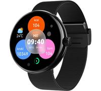 Montre Connectée Femme Élégante Suivi Santé Appel Bluetooth Forever Noir