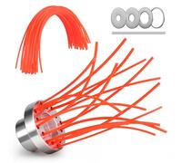 Forever Speed Débroussailleuse pour débroussailleuse Stihl, brosse avec 43 lignes de débroussailleuse de 39 cm et adaptateur et outil, pour débroussailleuse, brosse universelle en aluminium