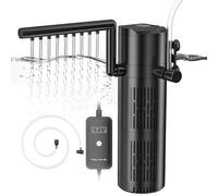 Forever Speed Filtre d'aquarium - Filtre Interne avec 8W Clarificateur UVC, Filtre Nano pour Aquarium 5 en 1 pour bac à Poissons de 20L-1500L (18W 1200L/H)