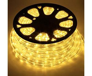 Forever Speed Guirlande lumineuse à LED 50 m avec 36 LEDs/M et extérieur pour saison, jardin, Noël, mariage, fête, blanc chaud (blanc chaud)