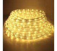 Forever Speed Guirlande lumineuse LED d'extérieur de 12 m, 432 LED, étanche, pour décoration et éclairage, Halloween, jardin, Noël, mariage, fête, blanc chaud