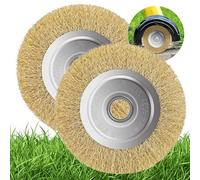 Forever Speed Lot de 4 Brosse Debroussailleuse,10mm Large Bross de Desherbage,110 x 16 mm Brosse Debroussailleuse Thermique Pour enlever la mousse des mauvaises herbes (Lot de 2)