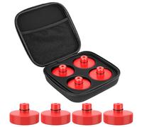 Forever Speed Lot de 4 coussinets de cric en caoutchouc pour Tesla Model 3/Y/X/S - Adaptateur de cric de voiture - Avec boîte de rangement - Coussin de cric de levage de voiture - Coussin de cric de