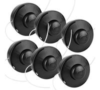 Forever Speed Lot de 6 têtes à double fil pour débroussailleuse - Bobine de fil avec pointe automatique