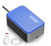 Forever Speed Pompe à air d'aquarium la Plus Silencieuse <30db, 2W Pompe à oxygène Aquarium Silencieux Convient aux Aquariums Jusqu'à 100L avec Accessoires