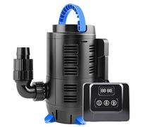 Forever Speed Pompe de bassin pour extérieur réglable 180W Eco Motor Pompe de cours d'eau 15000 L/h avec contrôleur multifonctionnel pour bassin de jardin, vivier, fontaine