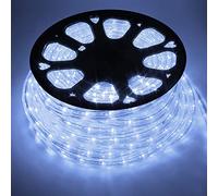 Forever Speed Tuyau lumineux LED extérieur 50m 1800LED étanche décoration éclairage Halloween jardin Noël mariage fête Blanc froid