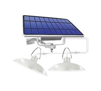 FOREVER SUNARI FLS-80 Lampe LED solaire double 6 W 520 lm 4500 K 5500 mAh Li-ion Idéal pour le jardin et le garage.