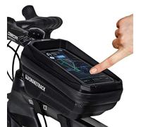 FOREVER Support de téléphone Portable pour vélo, Sac de vélo étanche pour Cadre, Guidon, étui étanche pour Smartphone avec écran Tactile Sensible en TPU pour VTT, vélos de Route, vélos électriques