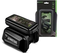 FOREVER Support Telephone Velo Etanche - Sacoche Velo Cadre avec Support Portable Velo pour Smartphone - Idéal pour la Navigation et Les Accessoires de Vélo - Porte Telephone Velo avec Écran Tactile