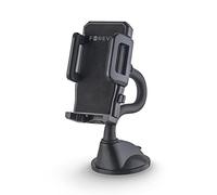 FOREVER Support de Voiture CH-140 Noir Fixation sécurisée sur Le Pare-Brise pour Les téléphones