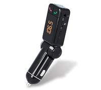 Forever Transmetteur FM Bluetooth pour Voiture, Chargeur avec 2 Ports USB et Mains Libres, Transmetteur Radio de Voiture Adaptateur Radio FM sans Fil Bluetooth pour Voiture Supporte la clé USB