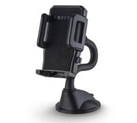 Forever Universel 360 Degrés Support De Pare-Brise De Voiture - Windshield Fixation 17cm Flexi Leg Window - Panel (4.5-11cm) Noir