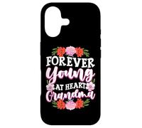 Forever Young at Heart Grandma Appreciation Grandma Coque pour iPhone 17
