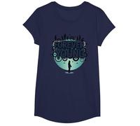 Forever Young : Don't Let The Old Man in Vintage Graphic T-Shirt, Fille, Bleu Marine, S