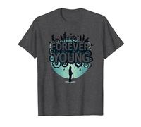 Forever Young : Don't Let The Old Man in Vintage Graphic T-Shirt, Homme, Chiné Foncé, 3XL