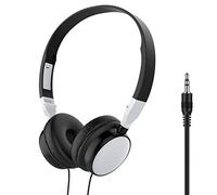 FOReverweihuajz Casque De Basse Audio HiFi 3,5 Mm Pliable Filaire, Casque D'écoute De Jeu, Adapté Aux Téléphones Mobiles/Tablettes Blanc