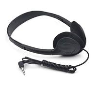 FOReverweihuajz Casque de jeu filaire universel générique, Écouteurs 3,5 mm avec casque audio stéréo Hi-Fi pour téléphone portable, TV, ordinateur portable Noir