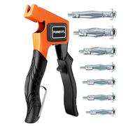 FOREVTL Kit Complet de 40 Pièces : Pince Professionnelle pour Chevilles Molly Métalliques avec Vis, Tailles M4/M5/M6 - pour Placo et Mur Creux