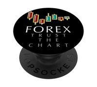 Forex : Faites Confiance au Graphique : Support et résistance : gagnez, perdez, apprenez PopSockets PopGrip Adhésif
