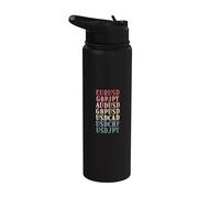 Forex Major Pairs - Amateur de trading de devises vintage Stainless Steel Insulated Water Bottle