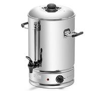 Forgast Chaudière à eau | Acier inoxydable | Capacité 15 litres | Distributeur d'eau | Chauffe-eau | Bouilloire | Indicateur de niveau d'eau | Protection contre la surchauffe | Facile à nettoyer