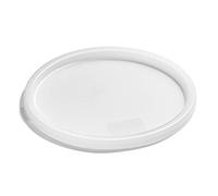 Forgast Couvercle pour contenants alimentaires | pour bidons de 2, 4 litres | Plastique | Rond | Hermétique | Couvercle pour récipients de restauration | Sécurité alimentaire | Fermeture serrée