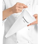 Forgast Poche à Douille Patisserie en Coton | Longueur 30cm | Piping Bag | Réutilisable | Manchon pour Décorer les Gâteaux, Tartes, Biscuits | des Desserts Cupcakes, éclairs, Churros, Beignets