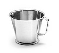 Forgast Tasse à Mesurer, Acier inoxydable, Forme conique, Mesure tous 100ml, Capacité 0,5 l, Hauteur 9,5 cm, Diamètre 12,3 cm, Tasses à mesurer, Pot à mesurer, Pichet avec gobelet doseur, Accessoires