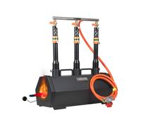 VEVOR Forge à Gaz Propane Portable, Four de Forge à 3 Brûleurs, pour Fabrication de Couteaux et Forgeage des Métaux, Couteliers Maréchaux-ferrants Forgerons, Température Maximale de 1427 ℃, Hexagonale