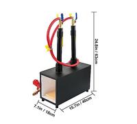 Forge à gaz Propane rond carré forgeron four de fusion 1/2/3 brûleur for couteau et outil en métal faisant le Kit de Forge à gaz(Square 2Burner Open)