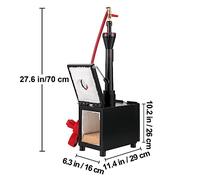 Forge à gaz Propane rond carré forgeron four de fusion 1/2/3 brûleur for couteau et outil en métal faisant le Kit de Forge à gaz(Square 1Burner 2Door)