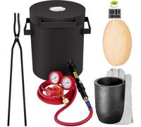 Forge à gaz propane - VEVOR - Propane Four de Fusion Four de Fusion 76,8 kW·h avec Creuset Graphite 10 kg