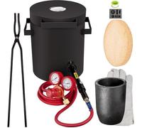 Forge à gaz propane - VEVOR - Propane Four de Fusion Four de Fusion Capacité du Creuset en Graphite 4 kg