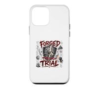 Forgé à Travers Le procès du Guerrier chrétien Armure Foi Coque pour iPhone 12 Mini