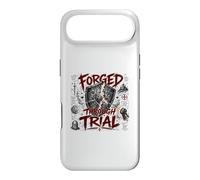 Forgé à Travers Le procès du Guerrier chrétien Armure Foi Coque pour iPhone Air